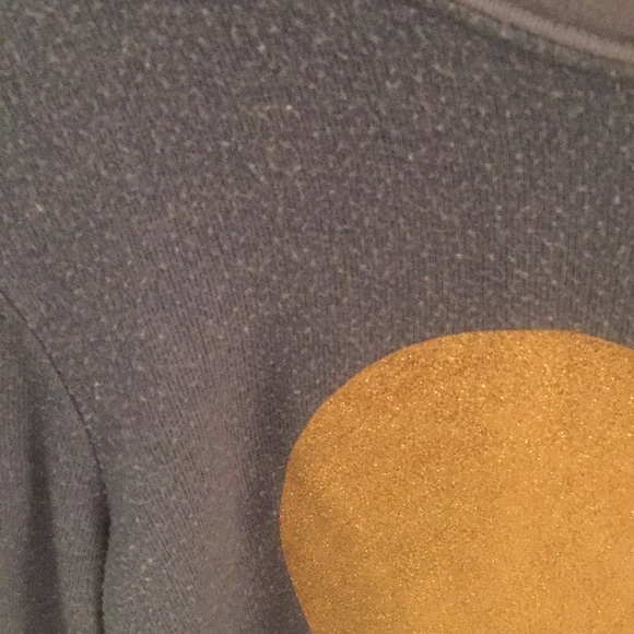 Wildfox sweatshirt romper with glitter gold heart - Picture 4 of 6